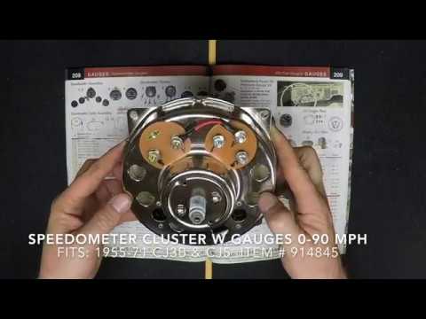 Speedometer Cluster - Kaiser Willys Jeep Parts