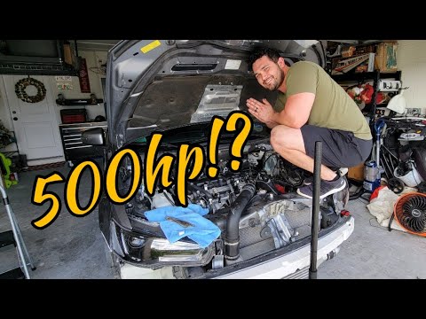 Ralliart Evo X Turbo Swap Part 1 (prep for removal)