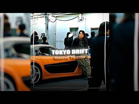 TOKYO DRIFT I AESTHETIC | 4K60FPS TWIXTOR I FREE CLIPS