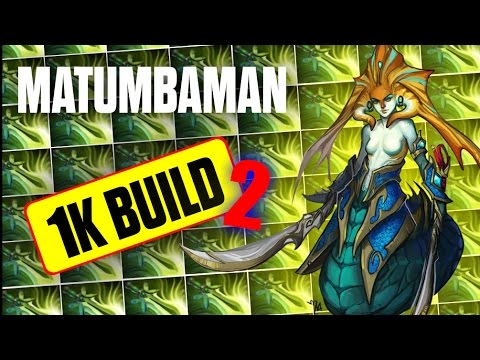 1K Build Matumbaman # 2 - 3 Butterfly Naga Siren | Dota 2