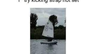 DIY Construction of optimist sail conversion for inflatable Hydro force Caspian pro dinghy.