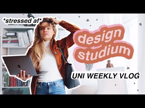 So sieht meine Woche als Design Studentin aus - Uni Weekly Vlog // I'mJette