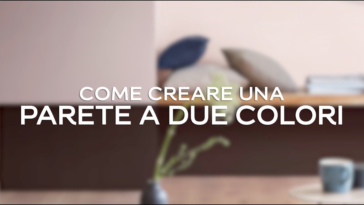 Come creare una parete a due colori
