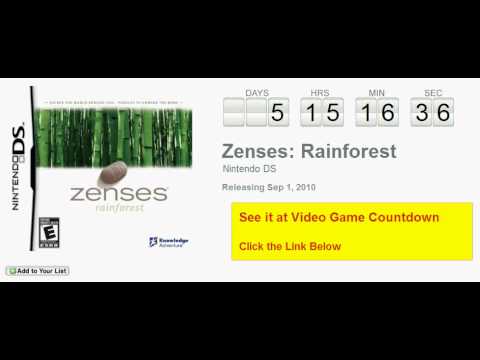 zenses rainforest nintendo ds