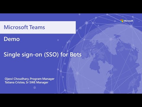 Single sign on support for bots Demo
