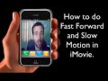 How To Fast Forward and Slow Motion on iMovie 11 ...