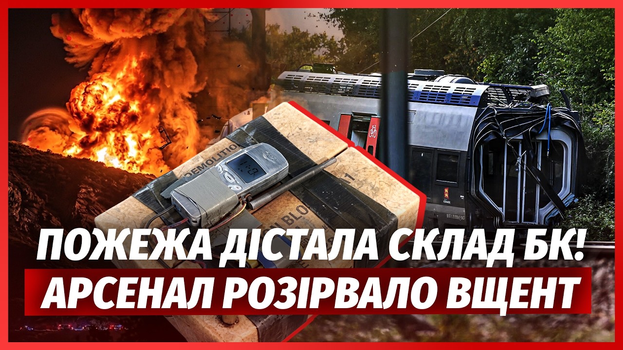 💥Екстрено! ЗАГОРІВСЯ ЗАВОД ЗБРОЇ ДЛЯ ЗСУ. РФ АТАКУВАЛА ПОЇЗД у Франції: вже ?