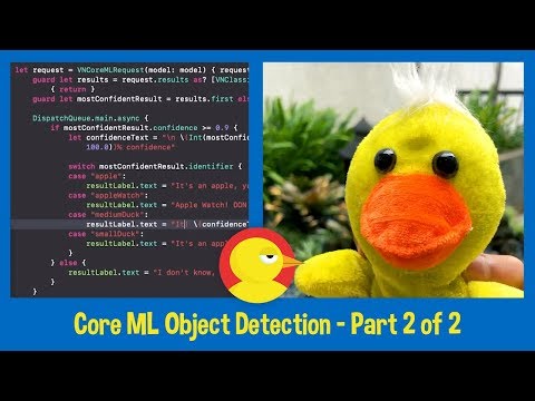 Machine Learning tutorial with Core ML 2 - Part 2/2