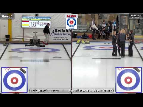 Lisa Parent vs. Trina Ball - Draw 5 - Curling Stadium Alberta Curling Series 5