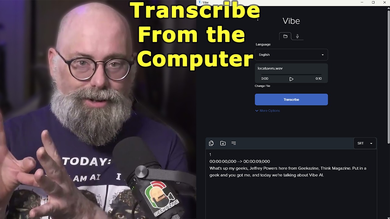 Vibe AI: Transcribe Audio Through Your Computer