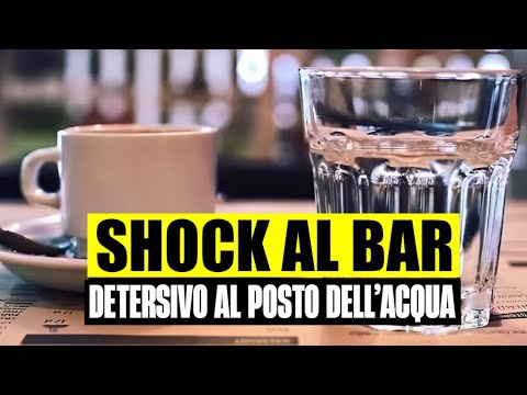 SHOCK AL BAR: DONNA CHIEDE UN BICCHIERE D'ACQUA E LE DANNO DETERSIVO. È ANDATA IN COMA - BOLOGNA