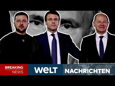 WOLODYMYR SELENSKYJ: "So etwas hatte die Ukraine noch nie!" Präsident in Berlin und Paris I STREAM