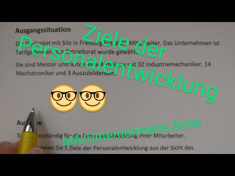 Ziele und Maßnahmen der Personalentwicklung | Unternehmen/Mitarbeiter | Dave Seller