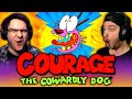 COURAGE THE COWARDLY DOG Episode 1 2 REACTION A Night At The Katz Motel Cajun Granny Stew