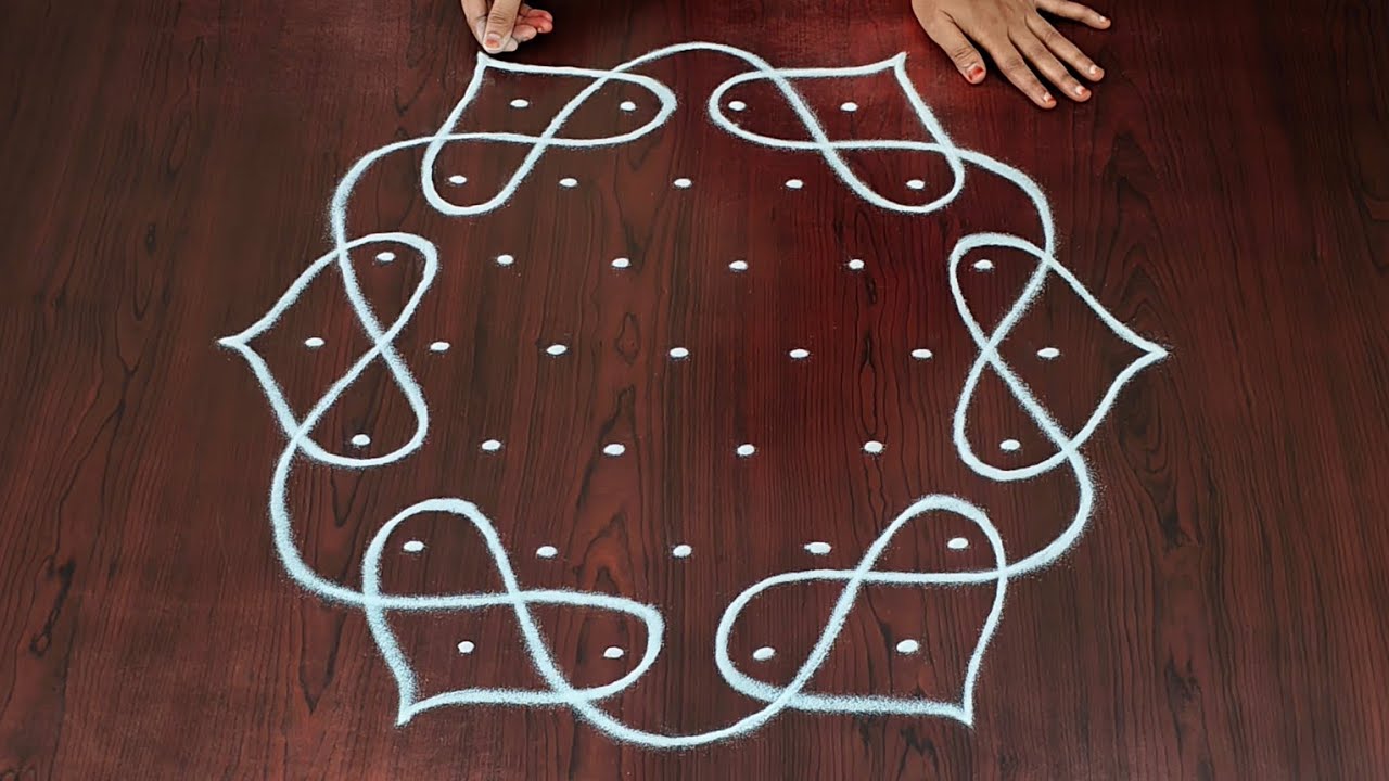 Ganesh Chaturthi Rangoli Design for Vinayaka Chavithi