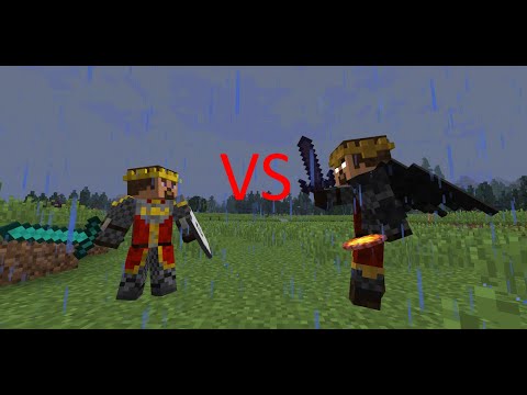 Minecraft NPC Battle - Kingdom of Minecraftia vs Nether Demon Hoard