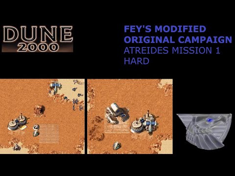 Dune 2000 Fey's Modified Original Campaign - Atreides Mission 1 (Hard)