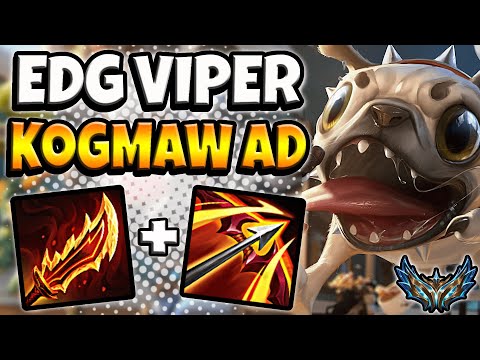 Kogmaw vs Kalista ADC [ EDG Viper ] Patch 12.10 Korea Challenger ✅