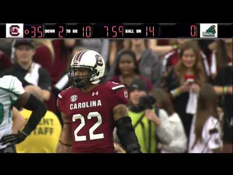 2013 USC vs Coastal Carolina - Brandon Wilds 13 Yd Run and 1 Yd TD Run