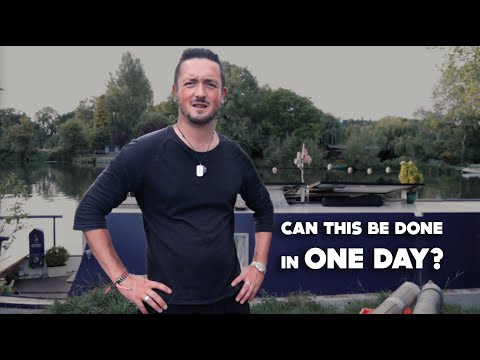 Can a Ruined Narrowboat Floor be Changed in One Day? #E107