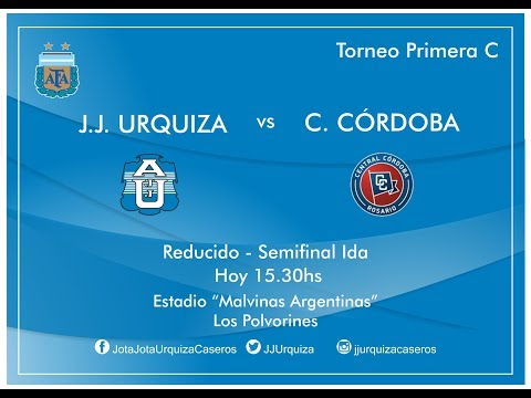 J.J.Urquiza 1 - 2 Central Córdoba / Reducido Primera C / Semifinal - Ida / HD