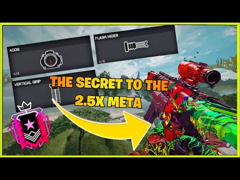 HOW TO *ABUSE* THE 2.5X META + CHAMPION SENS DURING OPERATION DEADLY OMEN - PS5 Rainbow Six Siege