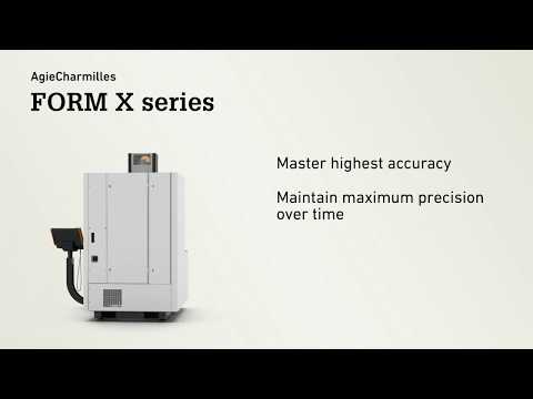 AgieCharmilles FORM X Series - Die Sinking Machines - EDM