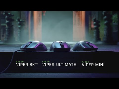Esports Žaidimų pelė Razer Viper 8KHz, Juoda video