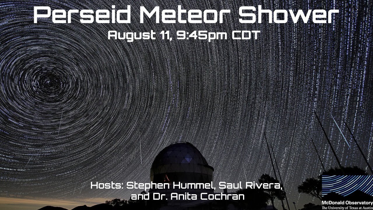 Perseid Meteor Shower Live | Aug 11, 2021 - YouTube