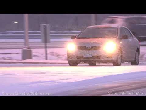 Colorado Springs, CO Car Hits Icy Patch Spins Out  - 1/9/2021