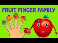 Fruit Finger Family Nursery Rhymes For Children