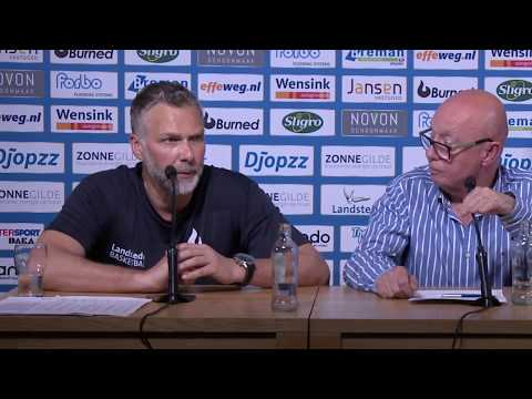 Persconferentie Landstede Basketbal - Donar