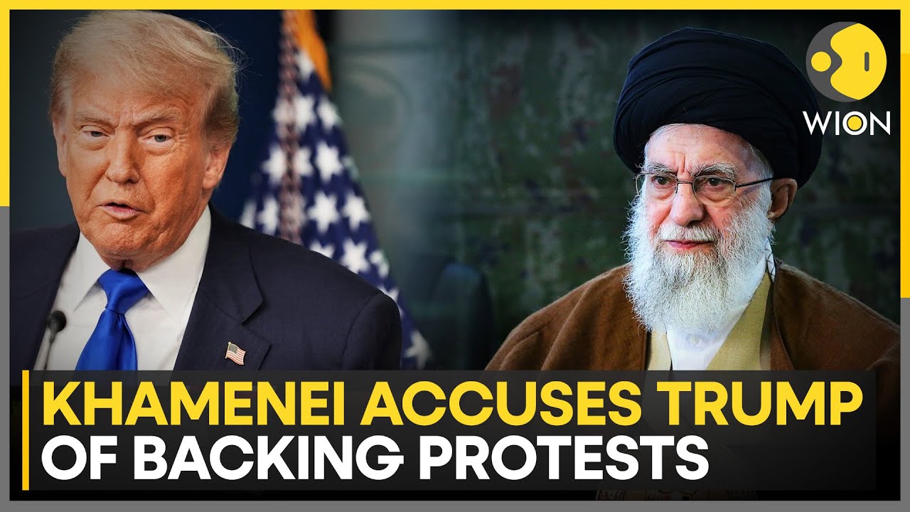Iran Unrest: Supreme Leader Blames Trump for Deaths, Military Intervention | WION NEWS