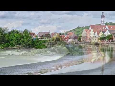 Das Lechwehr in Landsberg am Lech 2014-07-14