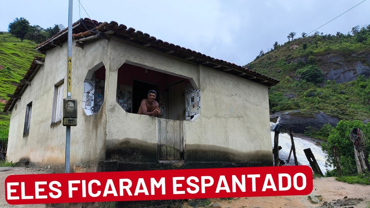 VEJA QUEM LEVEI PARA CONHECER A FAMÍLIA QUE MORA NO PÉ DA CACHOEIRA GIGANTESCA