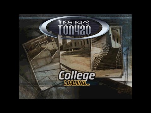 Tony Hawk's Pro Skater 4 (PS1) Part 1 - College