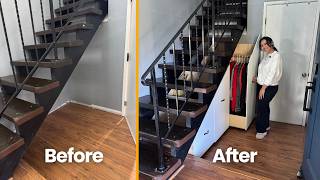 Under Stairs Storage Cabinets DIY | Step-by-Step Built-In Cabinet Tutorial