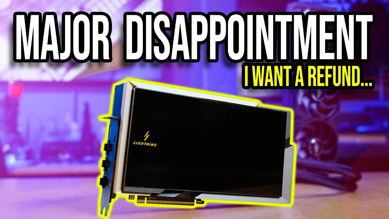 I bought the RTX 5090 Lightning Z and I'm really disappointed... Here's why