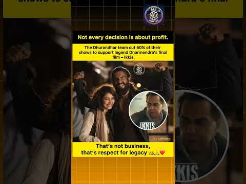 Not Profit, But Respect 👑Dhurandhar Team’s Big SacrificeFor Dharmendra’s Final Film ❤️