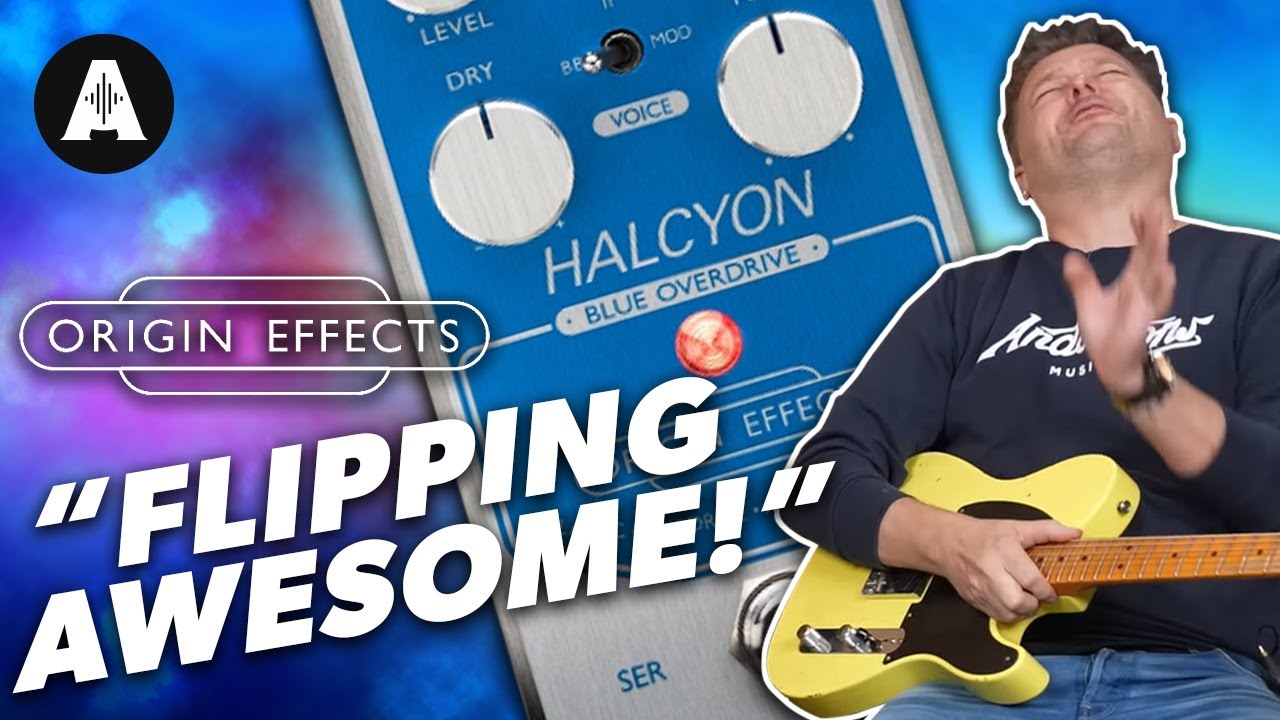 Origin Effects Halcyon Blue Pedal! - Pete Loves It! - YouTube