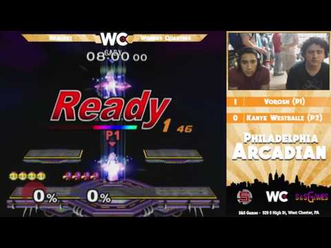 The Philadelphia Arcadian: Vorosh (Peach) vs Kanye Westballz (Falco) - Winners Quarters