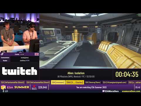 ESA Summer Marathon 2022 53 - Alien: Isolation [PT Restream]