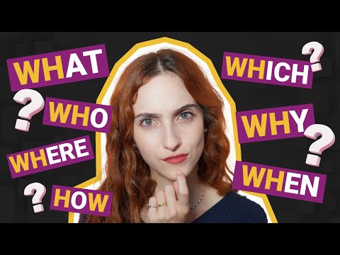COMO FORMAR PERGUNTAS NO INGLÊS ❓(WH words)
