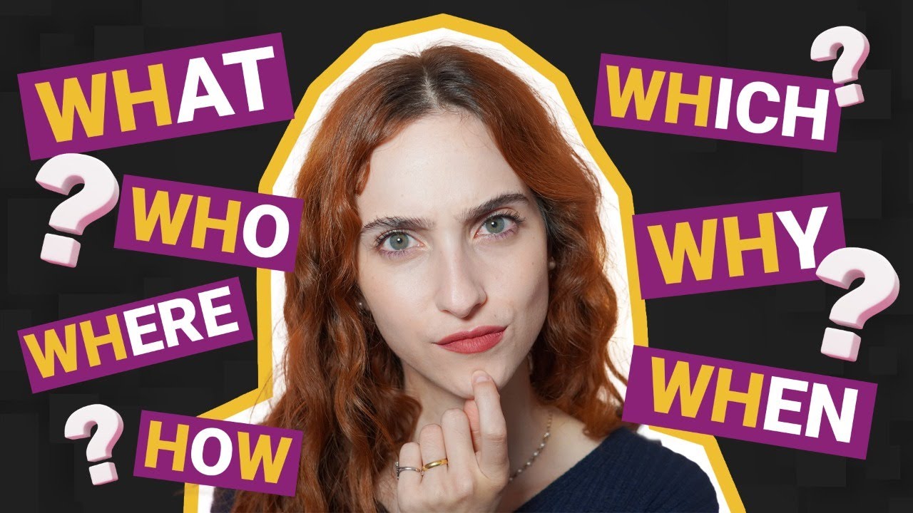 COMO FORMAR PERGUNTAS NO INGLÊS ❓ (WH words)