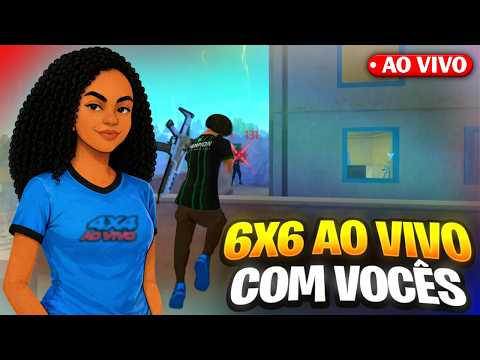 SALA PERSONALIZADA  X1 DOS CRIAS 🔴 4X4 E 6X6 COM INSCRITOS 🔥 BOM DIA FF 🔥 FREE FIRE AO VIVO