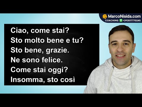 Italian Course for Beginners Lesson 1
