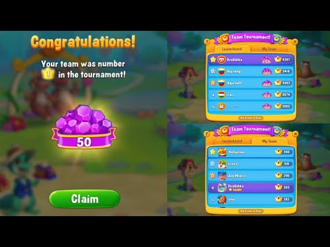 🏆Fishdom: Team Tournament - First Place🥇 - 31/07/2023