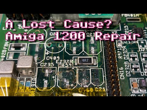 A1200 Repair after Failed Recapping Attempt