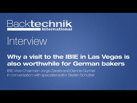 Interview: Why a visit to the IBIE in las Vegas is also worthwile für German baker