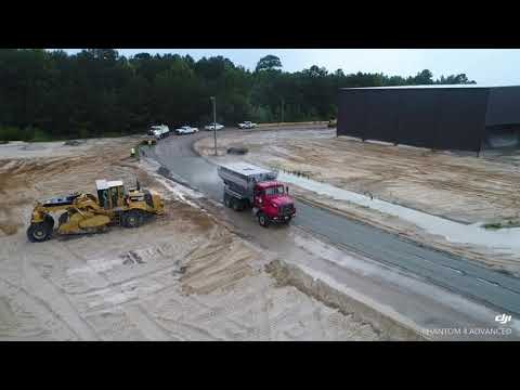 Soil Cement Stabilization Spreading